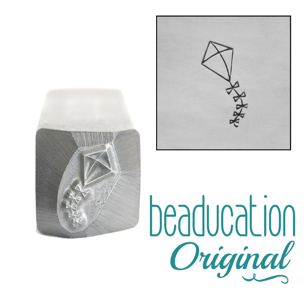 Metal Stamping Tools Kite Metal Design Stamp, 9mm - Beaducation Original